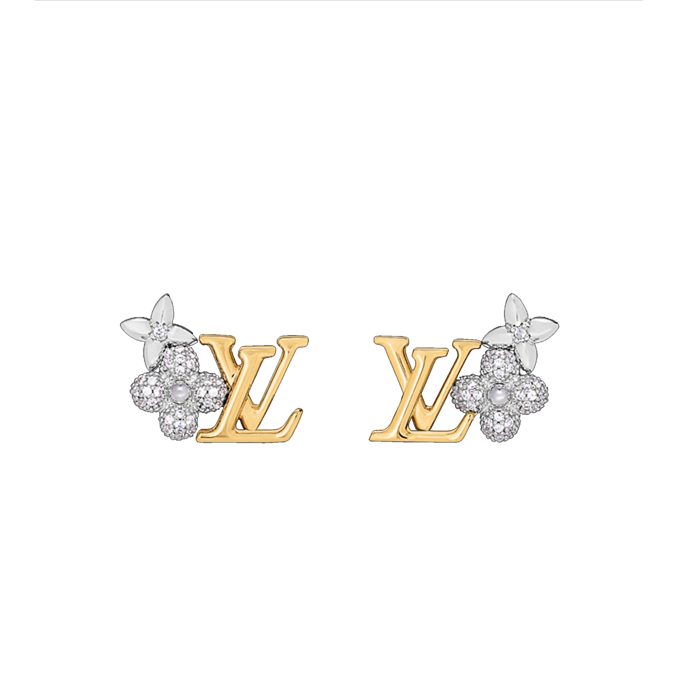 LOUIS VUITTON LV GRAM EARRINGS M01264